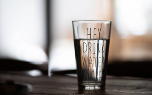 glass of water